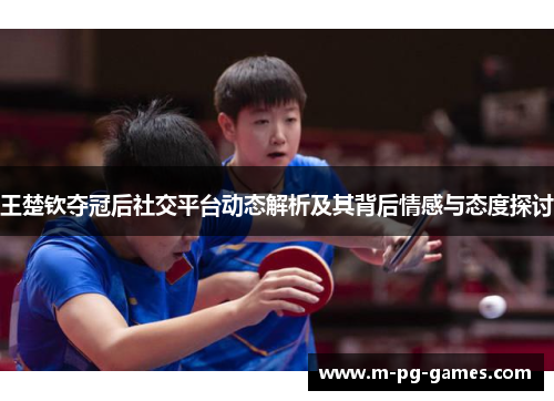 王楚钦夺冠后社交平台动态解析及其背后情感与态度探讨